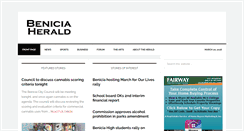 Desktop Screenshot of beniciaheraldonline.com
