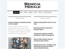 Tablet Screenshot of beniciaheraldonline.com